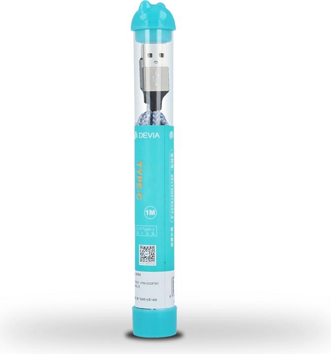 Produktbild Devia Kabel Vogue USB - USB-C 1,0 m 2,4A tube (1 m, USB 3.1)