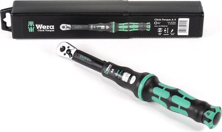 Productafbeelding Wera Click-Torque A 5 (1/4", 2.50 Nm, 25 Nm)