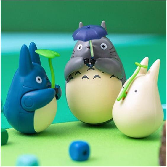 Image du produit Semic Mon voisin Totoro figurine culbuto Mid Totoro with leaf 6 cm