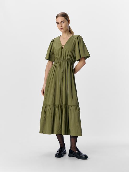Produktbild Object V-Ausschnitt Maxikleid (38)