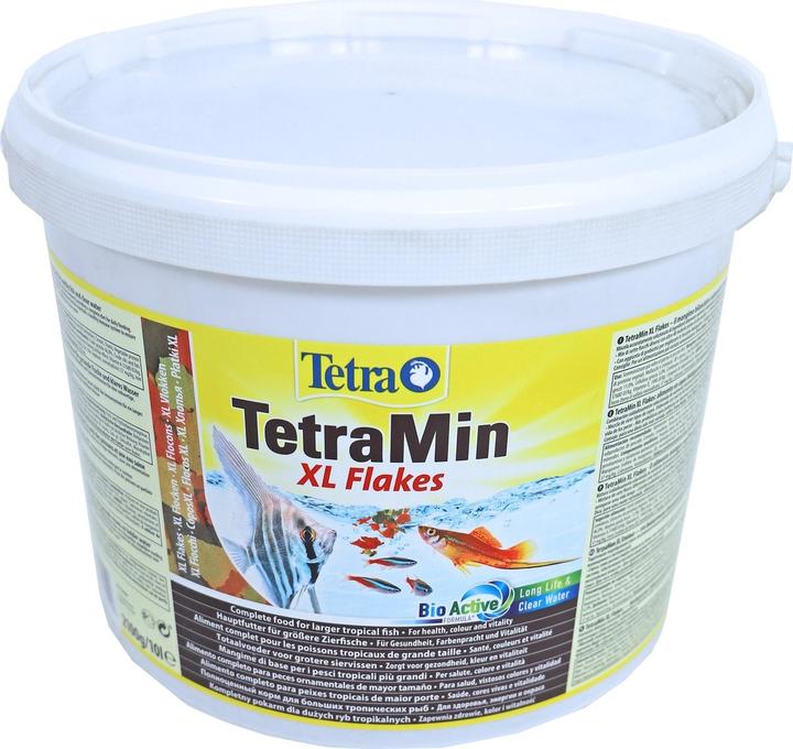 Actual product image Tetramin XL Flakes feed for large ornamental fish 10L (10000 ml)