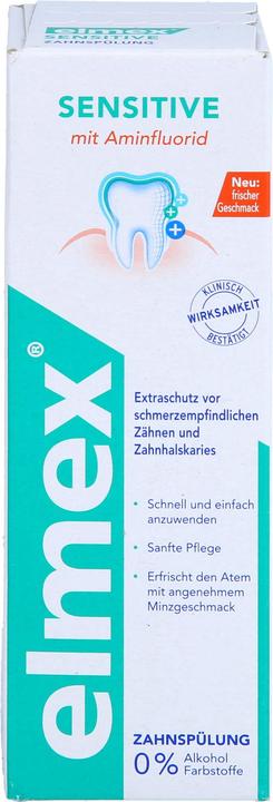 Image du produit Elmex Bain de bouche SENSITIVE Plus (100 ml, Bains de bouche)