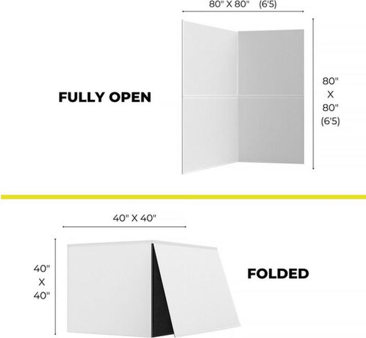Produktbild V-Flat World Foldable V-Flat 2.0 (WASP001 2.0) (122 cm, 183 cm)