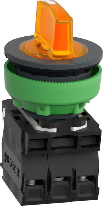 Produktbild Schneider Electric Schneider LeuchtwahlschalterXB5FK135G5kompl Flush Kunststoff or 30mm 110V