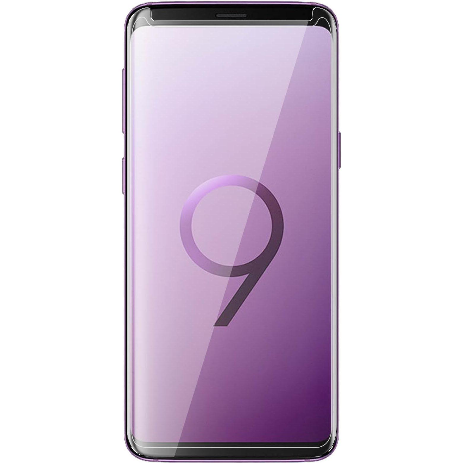 Thumbnail - Avizar Abgerundeten Kanten + Rand (1 Stück, Samsung Galaxy S9), Smartphone Schutzfolie, Transparent