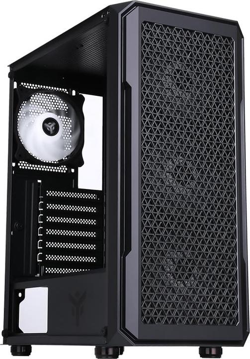 Actual product image Itek ITGCAST33B Computer Case Midi Tower Black (mATX, ATX, ITX)