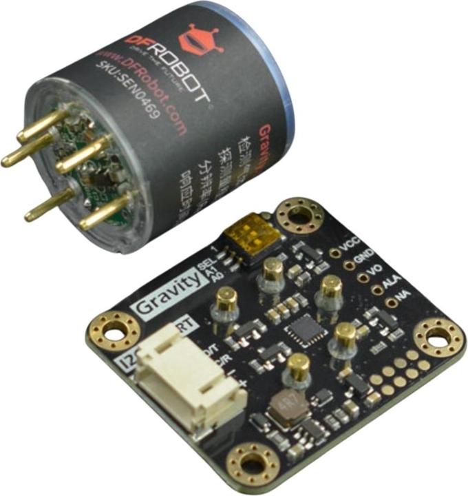 Actual product image DFRobot Gravity NH3 Sensor I2C and UART