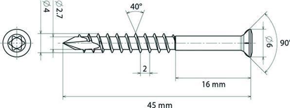 Immagine prodotto Werkstarck Clip per terrazza Clip HardWood Clip (185 x, 25 x 25 mm)