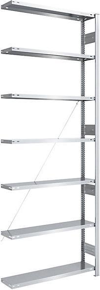 Image du produit eurokraft pro Rayonnage sans vis pour charges lourdes, galvanisé