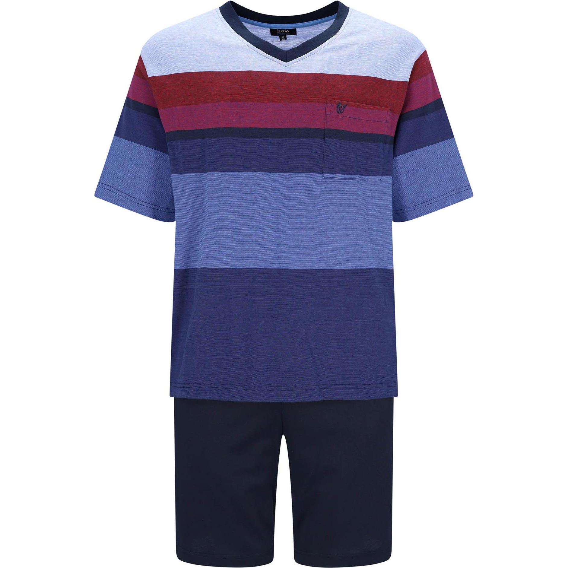 Hajo, Herren, Pyjama, Schlafanzug Klima Light, Mehrfarbig, (M)