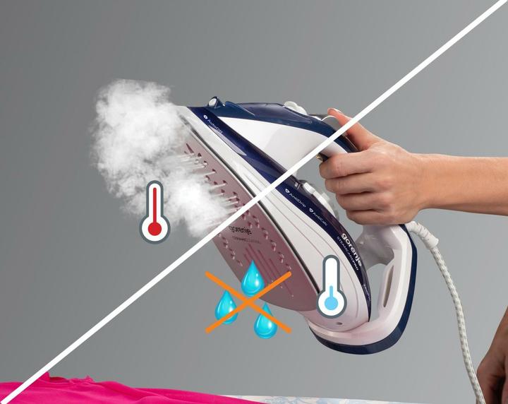 Produktbild Gorenje Steam Iron SIH2600BLC Steam Iron, 2600 W, Water tank capacity 350 ml, Continuous steam 30 g/min, Blu (2600 W, 95 g/min)