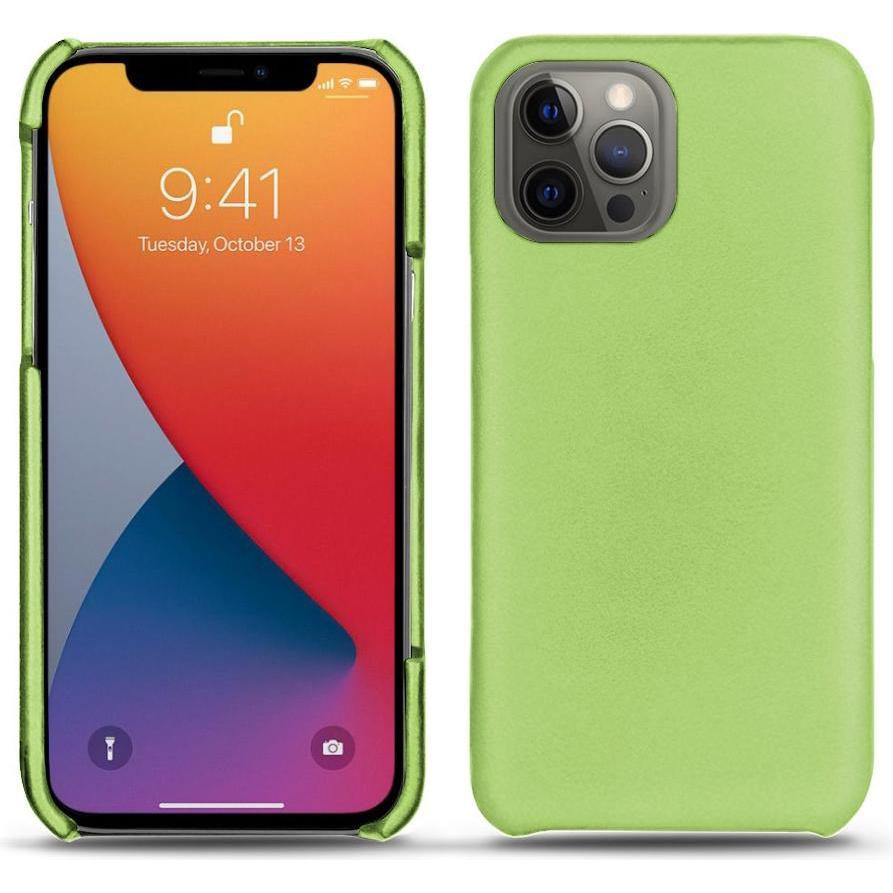 Noreve Lederschutzhülle (Apple iPhone 13 Pro), Smartphone Hülle, Grün
