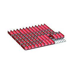 Thumbnail - Lista, Lagerbehälter, Einteilungs-Set für Schubladenmasse 612 x 612 mm