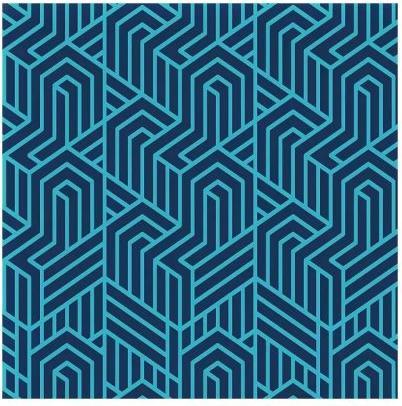 Productafbeelding Aquawave antklodė iškylai 140x170cm ALADEEN geometrinė mėlyna
