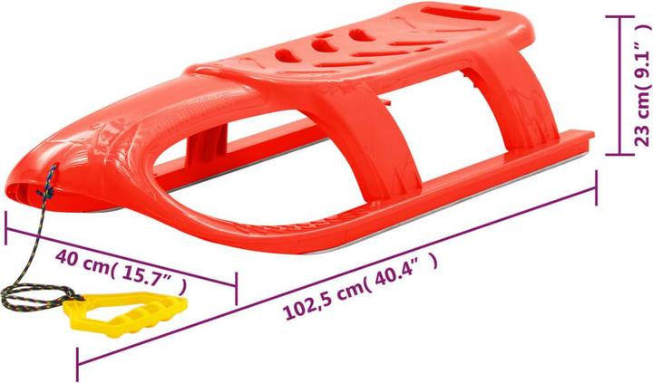 Produktbild vidaXL Schlitten