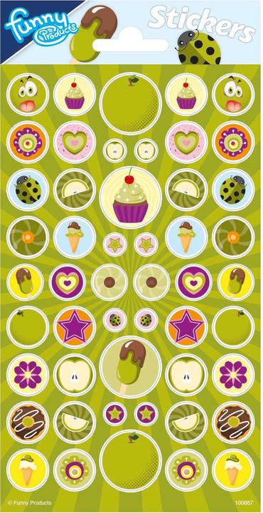 Produktbild Totum Aufkleberblatt mit Duft - Apfel (50 Sticker)