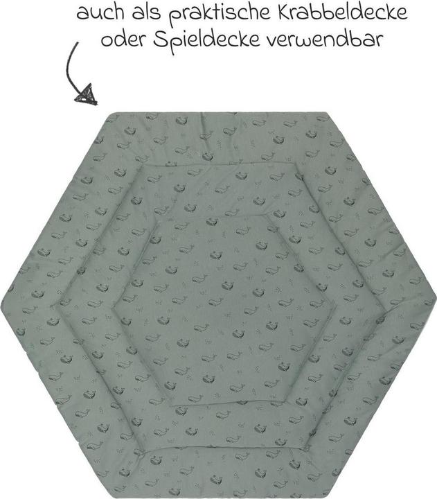 Actual product image Fillikid Laufgitter Laufstalleinlage für 6-eck Laufgitter Jersey