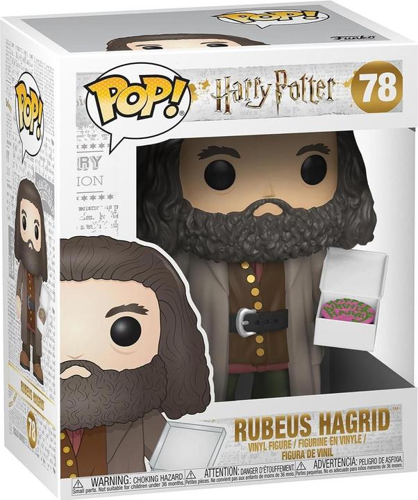 Actual product image Funko POP! Harry Potter: Super Sized Hagrid with Cake