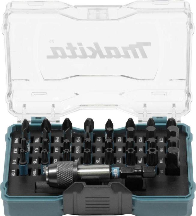 Actual product image Makita 33 dalių sukimo antgalių rinkinys Impact Black (Allen screw, Cross Pozidriv PZ)