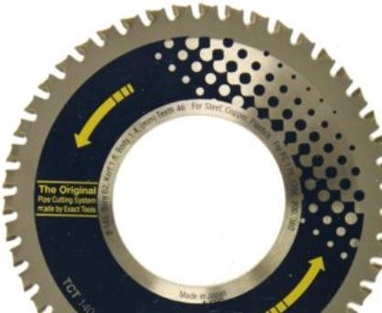 Image du produit Exact Scie de précision Widia pour la découpe de l'acier 140 mm 46z (TCT140)