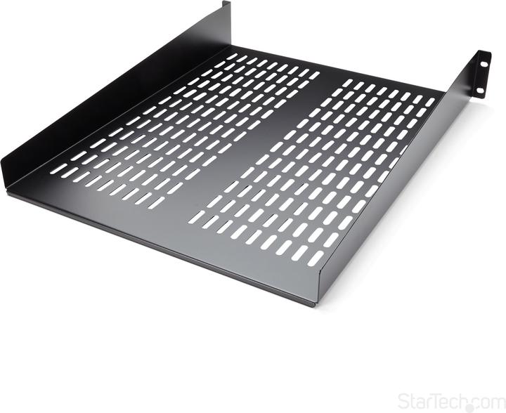 StarTech 2 U Vast legbord voor serverrack/kast tot 22 kg - 55 cm diep - geventileerd