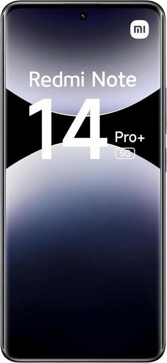 Actual product image Xiaomi Redmi Note 14 Pro+ (512 GB, Midnight Black, 6.67", Dual SIM, 5G)