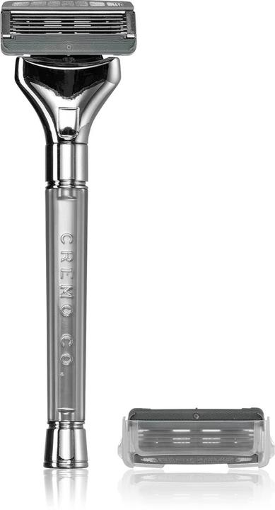 Produktbild Cremo Barber Grade Razor for Men with Extra Refill Blade - Silver (Körpergel)