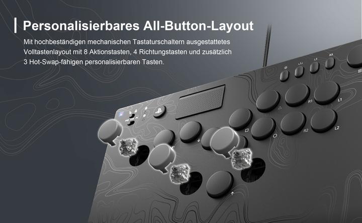 Produktbild HORI NOLVA Mechanical All-Button Arcade Controller (PC, PS5)