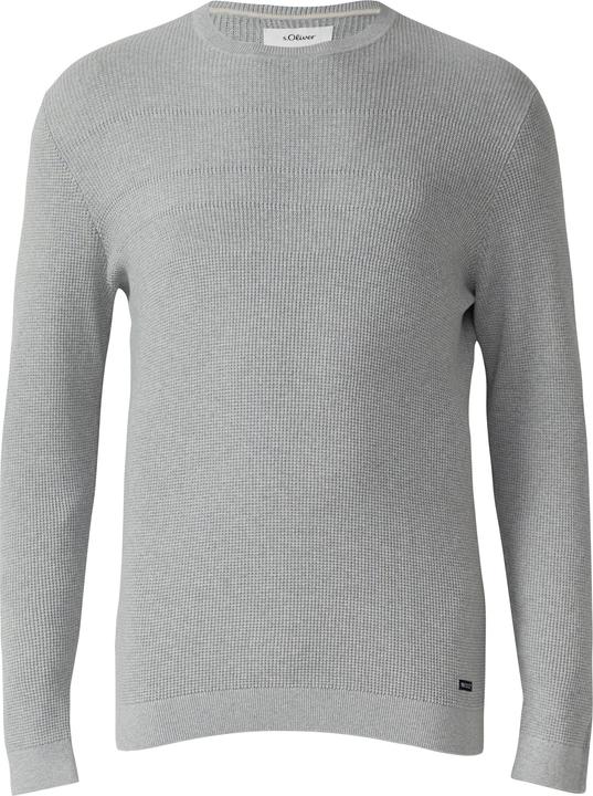 Produktbild s.Oliver Strickpullover Strukturmix-Pullover aus reiner Baumwolle (XXL)