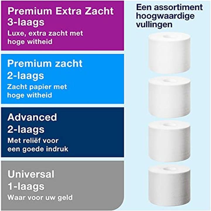 Immagine prodotto Tork Distributore di carta igienica a doppio rotolo Midi senza maniche