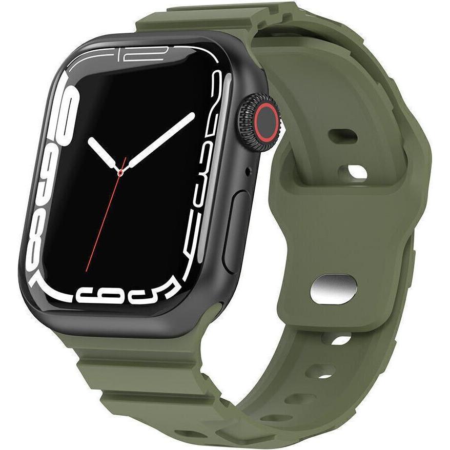 Thumbnail - Strap-it Armband (Silikon), Uhrenarmband, Grün