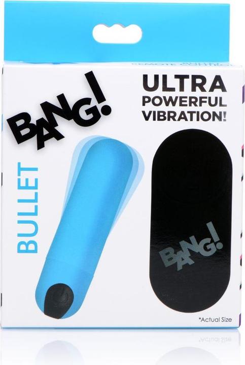 Actual product image Frisky Bang! – Bullet Vibrator – Blue