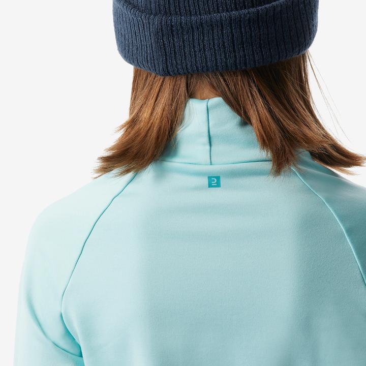 Produktbild Wedze Skiunterwäsche Funktionsshirt Kinder hoher Kragen - BL 500 türkis (116)