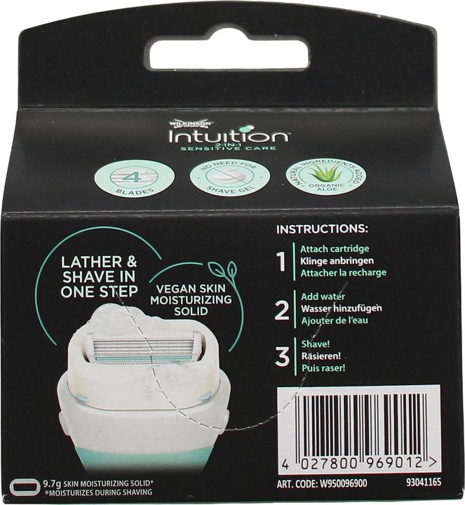 Actual product image Wilkinson Intuition Sensitive Care Blades 4 Count (4x)