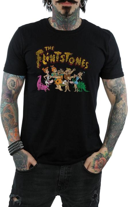 Image du produit The Flintstones - T-shirt GROUP DISTRESSED - Homme (3XL)