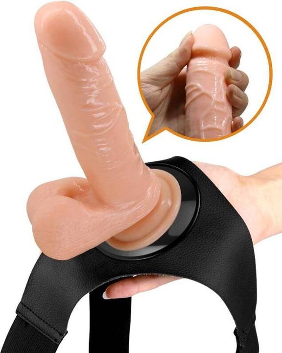 Produktbild Pretty Love Harness Briefs Universal Harness Mit Dildo Tom 20 cm Natur