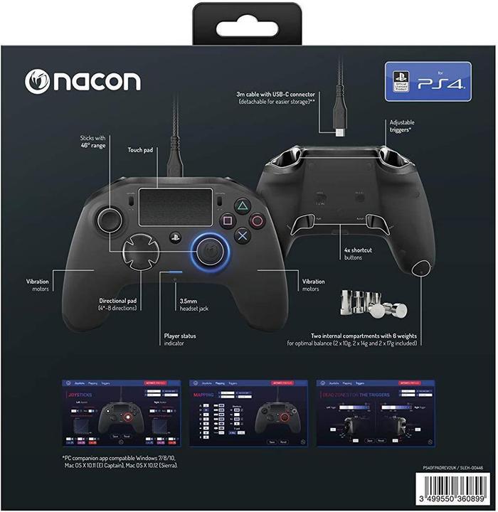 Immagine prodotto Nacon Gaming Controller di gioco Revolution Pro 2 (PS4)