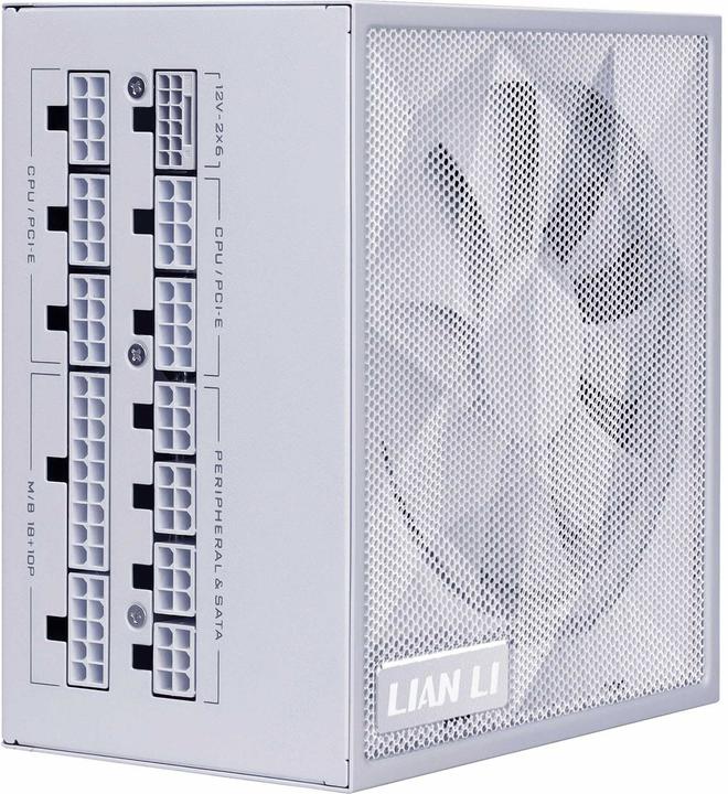 Productafbeelding Lian-Li SX Series 80 PLUS Platinum Netzteil, vollmodular, PCIe 5.1, ATX 3.1 - 1.200 Watt, weiss (1200 W)