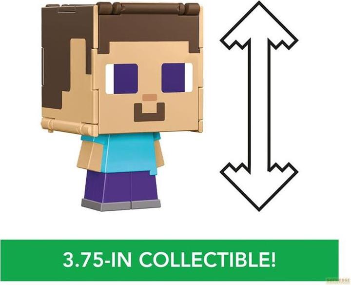 Produktbild Minecraft Flippin' Figure Steve + Iron Armor Steve