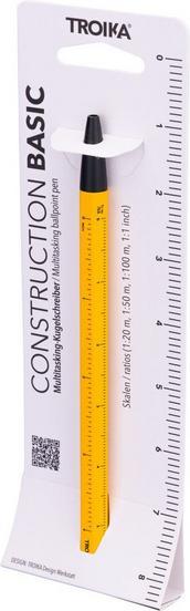 Image du produit Troika Stylo à Bille Construction Basic Jaune (Jaune, 4 x)