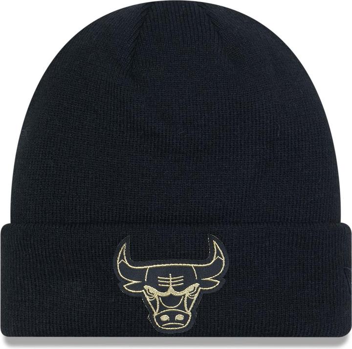 Actual product image New Era Beanie Metallic Badge Chicago Bulls
