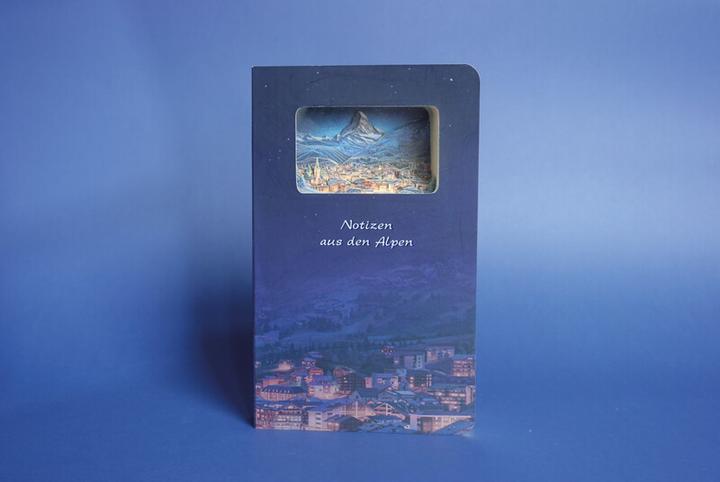 Actual product image Notizbuch 3D (110 x 180 mm, Lined, Hardcover)