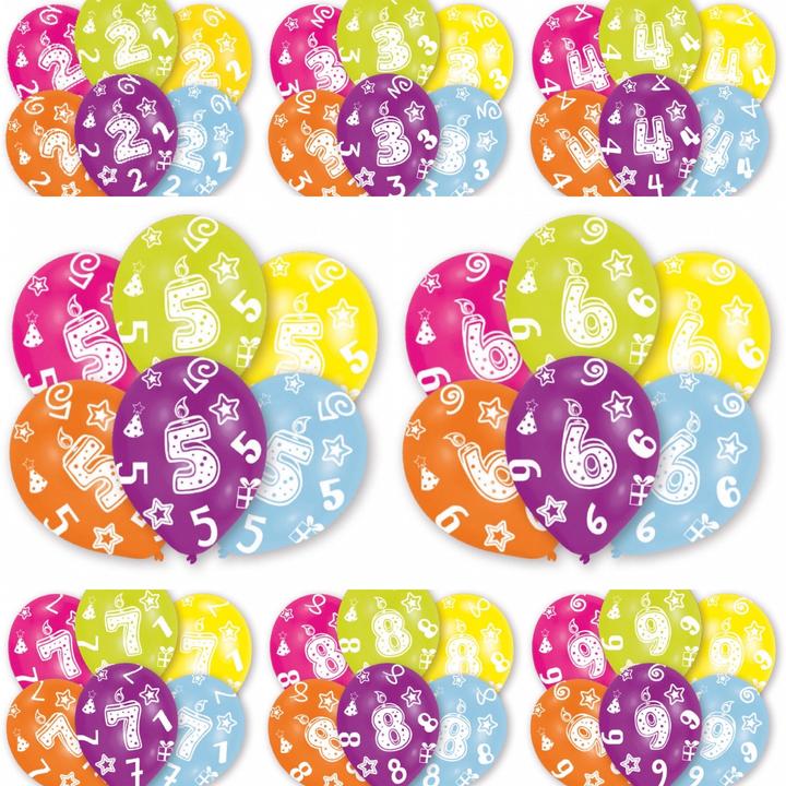 Produktbild Amscan Zahl 2 (6 x)