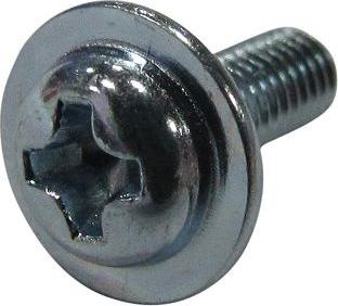 Produktbild RND Components Schraube mit Unterlegscheibe, Integrierte Unterlegscheibe, Phillips, PH2, M3, 6mm, Packung à 100 (100 Schrauben pro Stück)