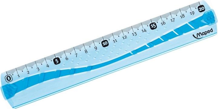 Actual product image Maped 244020 Flat ruler Flex, 200 mm made of plastic, break-proof (20 cm)