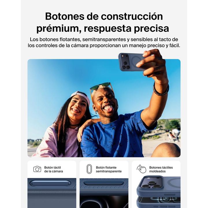 Actual product image Belkin Grip magn. Schutzhülle iPh.17 ProMax dklblau MSA036hqNY (Apple iPhone 17 Pro Max)