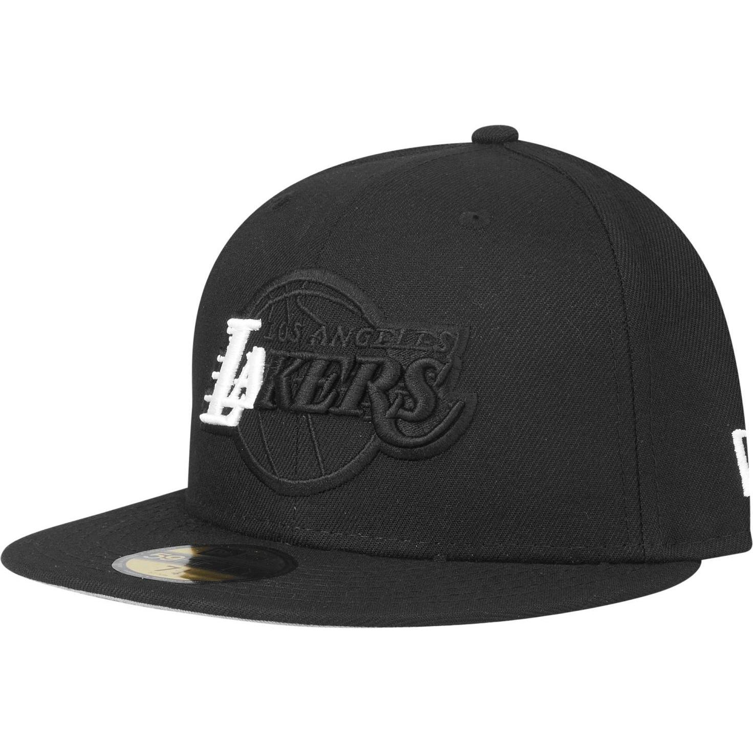 New Era, Herren, Cap, 59Fifty Elements NBA Teams, Schwarz, (7 1/8)