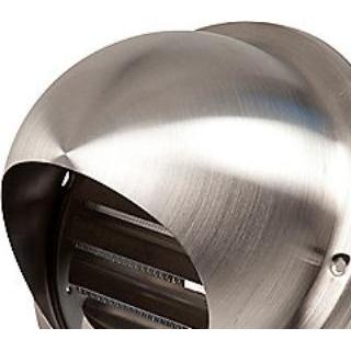 Fresh, Grillausstattung + Ersatzteile, EGA 125 RF - Murrist ø125 rustfri m. stormkappe