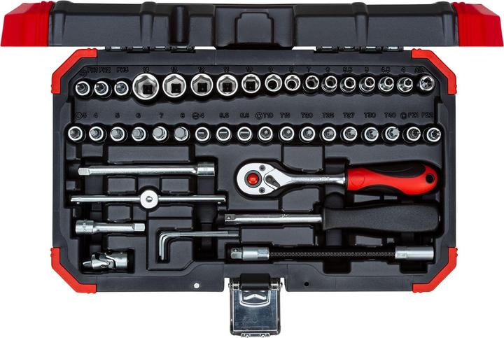 Gedore Red red R49003046 Steckschlüssel-Satz 1/4" 4-14mm 46-teilig