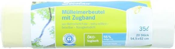 Produktbild Secolan Mülleimerbeutel (20x, 35 l)